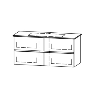 Unterbau Vanity-Me by Starck Line 123