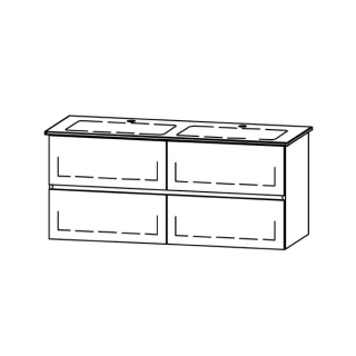 Unterbau Vanity-Me by Starck Line 130