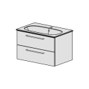 Unterbau Acanto SLIM- Confort 75 cm,B: 72, H: 46, T: 46,8 cm