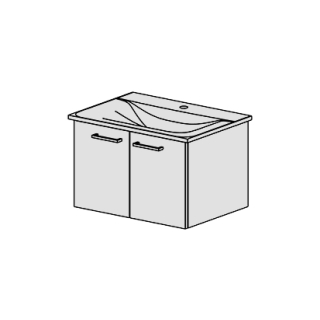 Unterbau Connect Air-Slim 64 cm