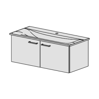 Unterbau Connect Air-Slim 54 cm