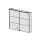 Spiegelschrank FIT 90 cm.B:90, H:74, T:19cm