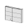 Spiegelschrank FIT LED 105 cm.B:105, H:74,T:19cm