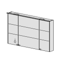 Spiegelschrank FIT LED 120 cm.B:120, H:74, :19cm