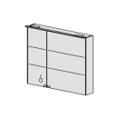 Spiegelschrank FIT LED 90 cm.B:90, H:74, T:19cm