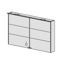 Spiegelschrank FIT LED 120 cm.B:120, H:74,T:19cm