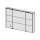 Spiegelschrank FIT LED 120 cm.B:120, H:74, T:19cm