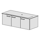 Unterbau Finion-Slim 120 cm, B:118, H:39, T:49,3 cm