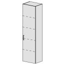 Hochschrank Spacio 45 cm B: 45, H: 168, T: 33,2cm