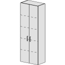Hochschrank Spacio 60 cm B: 60, H: 168, T: 33,2 cm