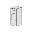 Seitenschrank Spacio 31 cm B: 31 H: 73,1, T: 34 cm