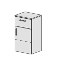 Seitenschrank Spacio 41 cm B: 41 H: 73,1, T: 34 cm