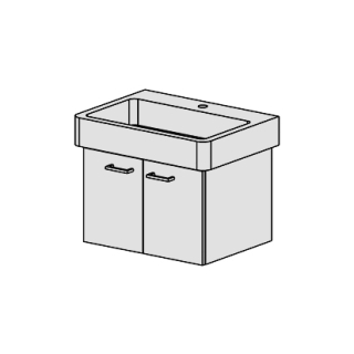 Unterbau Pro-Slim 65 cm, B:58, H:39, T:44,8 cm