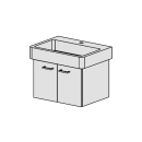Unterbau Pro-Slim 65 cm, B:58, H:39, T:44,8 cm