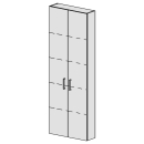 Hochschrank Spacio 60 cm B: 60, H: 168, T: 17,8 cm
