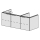 Unterbau Glano Top 120 cm B: 120, H: 46, T: 50,7 cm