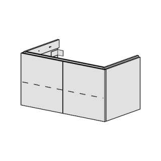 Unterbau Glano Top 90 cm B: 90, H: 46, T: 50,7 cm