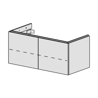 Unterbau Glano Top 105 cm B: 105, H: 46, T: 50,7 cm
