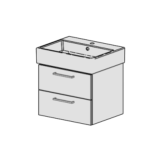 Unterbau Vero Air- Confort 60 cm,B: 56, H: 46, T: 45,8 cm