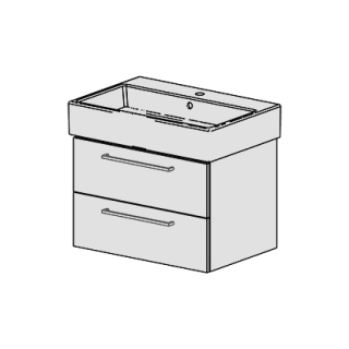 Unterbau Vero Air- Confort 70 cm,B: 66, H: 46, T: 45,8 cm
