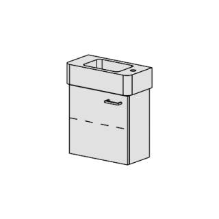 Unterbau Confort Vero 50 cm B: 46, H: 46, T: 22,8 cm