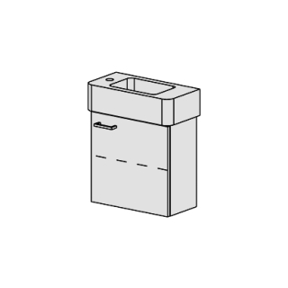 Unterbau Confort Vero 50 cm B: 46, H: 46, T: 22,8 cm