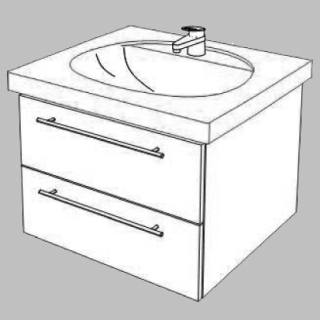 Unterbau Confort Talux New 61 cm