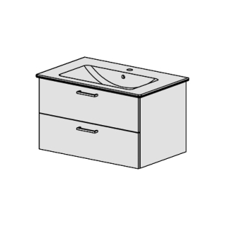 Unterbau Venticello-Confort 80 B: 76 H: 46, T: 48,8 cm