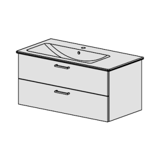 Unterb. Venticello-Confort 100 B: 96 H: 46, T: 48,8 cm