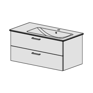 Unterb. Venticello-Confort 100 B: 96 H: 46, T: 48,8 cm