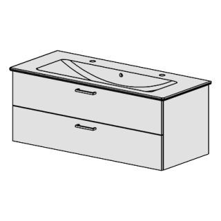 Unterb. Venticello-Confort 120 B: 116 H: 46, T: 48,8 cm