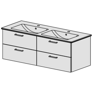 Unterb.Venticello-Confort 130 B: 126, H: 46, T: 48,8 cm