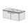 Unterbau  Venticello-Slim 100 cm, B:96, H:37,8, T:47,8cm