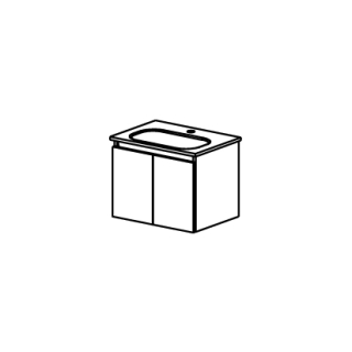 Unterbau ProCasa Tre 50,0 x 39,0 x 37,3 cm