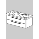 Unterbau Confort Talux New 121 cm, 2 Becken