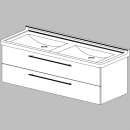 Unterbau Confort Starck 3, 130 cm