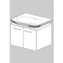 Unterbau Palace New-Slim 60 cm B:55, H:40,5, T:44,8 cm