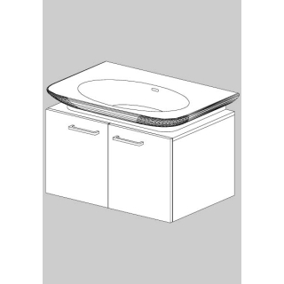 Unterbau Palace New-Slim 70cm B:65, H:40,5, T:44,8 cm
