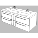 Unterb.Confort 2nd Floor 120cm B: 117, H: 46, T: 48,8 cm