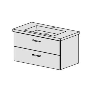 Unterbau Confort Living Square 90 cm