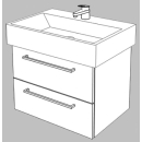 Unterbau Confort Memento 60 cm B: 56, H: 45, T: 39,8 cm