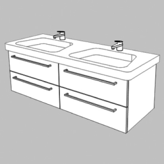 Unterbau Modernaplus Confort 130 cm