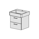 Unterbau Confort Pro 55 cm B: 48 H: 46, T: 44,8 cm