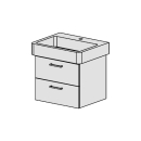 Unterbau Confort Pro 60 cm B: 53, H: 46, T: 44,8 cm