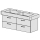 Unterbau Confort  Pro 130 cm B: 120, H: 46, T: 44,8 cm
