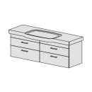 Unterbau Confort Sentique145cm B: 140, H: 46, T: 42,8 cm
