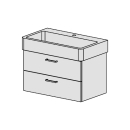 Unterbau Confort Vero 80 cm B: 76, H: 46, T: 44,8 cm