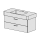Unterbau Confort Vero 105 cm B: 100,3 H: 46, T: 46,8 cm