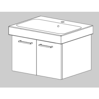 Unterbau Icon Slim 60 cm B:56, H:39, T:45,8 cm