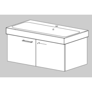 Unterbau  Icon Slim 90 cm 86 cm, B:53, H:39, T:45,8 cm